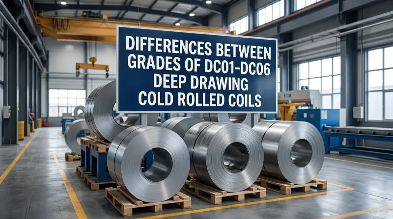 Diferențele dintre gradele de bobine laminate la rece DC01-DC06